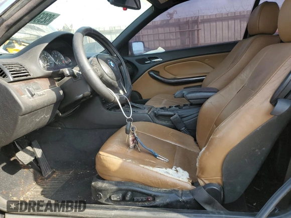 2003 BMW 3 Series 330Ci with VIN WBABS534X3JU99531, listed as a Copart auction lot 82930974 with 156,553 mi miles and Salvage title. Bid and sale history available at DreamBid. Image 7.