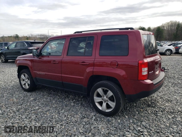 2012 Jeep Patriot Latitude with VIN 1C4NJRFB8CD604117, listed as a Copart auction lot 53499215 with 36,989 mi miles and Clean Title. Bid and sale history available at carsss.com. Image 2.