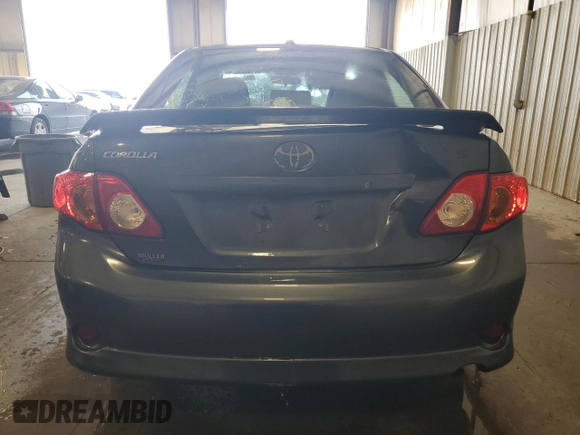 2009 Toyota Corolla with VIN 2T1BU40E69C107797, listed as a Copart auction lot 53788945 with 222,862 mi miles and Salvage Title. Bid and sale history available at carsss.com. Image 6.