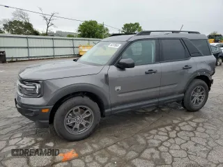 2023 Ford Bronco Sport Big Bend z VIN 3FMCR9B67PRE22863, wystawiony jako Copart lot #58370985 z przebiegiem 15 568 mil mil oraz Szkoda całkowita • Salvage title. Historia ofert i sprzedaży dostępna na DreamBid. Obrazek 1.