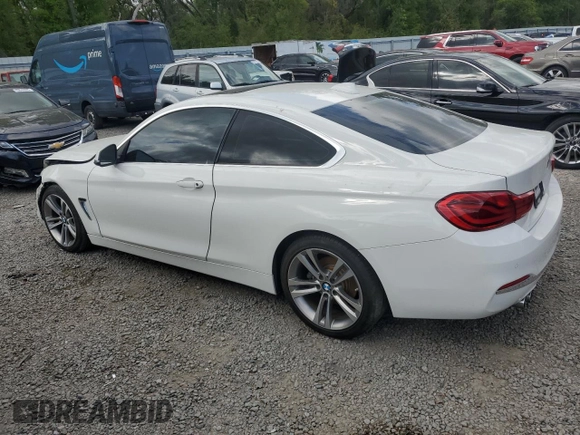 2019 BMW 4 Series 430i with VIN WBA4W3C56KAF93076, listed as a Copart auction lot 50100445 with 65,715 mi miles and Salvage Title. Bid and sale history available at carsss.com. Image 2.