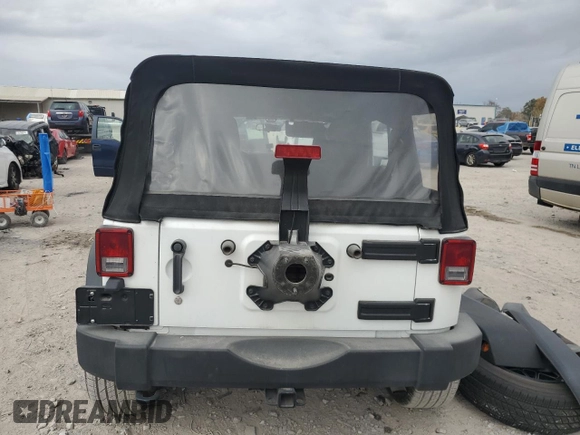 2018 Jeep Wrangler JK Unlimited Sport S with VIN 1C4BJWDGXJL898946, listed as a Copart auction lot 77688334 with 34,179 mi miles and Salvage Title. Bid and sale history available at carsss.com. Image 6.