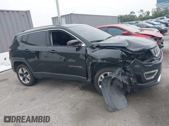 2019 Jeep Compass Limited with VIN 3C4NJDCB4KT594525, listed as a IAAI auction lot 42472846 with 84,815 mi miles and . Bid and sale history available at DreamBid. Image 13.