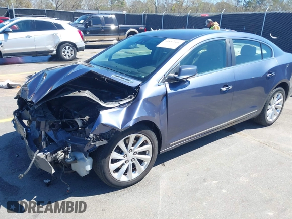 2015 Buick LaCrosse Leather with VIN 1G4GB5G32FF189807, listed as a IAAI auction lot 41857868 with 93,022 mi miles. Bid and sale history available at carsss.com. Image 2.
