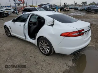 2015 Jaguar XF I4 T Premium with VIN SAJWA0FS1FPU72841, listed as a Copart auction lot 48587085 with 127,505 mi miles and Salvage Title. Bid and sale history available at carsss.com. Image 2.