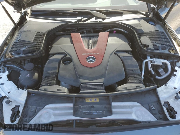 2018 Mercedes-Benz C 43 AMG with VIN WDDWK6EB5JF672965, listed as a Copart auction lot 47957245 with 23,535 mi miles and Salvage title. Bid and sale history available at DreamBid. Image 11.