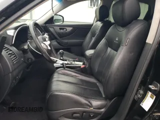 2014 Infiniti QX70 with VIN JN8CS1MU9EM450468, listed as a Copart auction lot 55485575 with 102,261 mi miles and Clean Title. Bid and sale history available at DreamBid. Image 7.