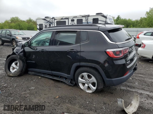 2018 Jeep Compass Latitude with VIN 3C4NJDBB9JT114947, listed as a Copart auction lot 56967075 with 31,994 mi miles and Salvage title. Bid and sale history available at DreamBid. Image 2.