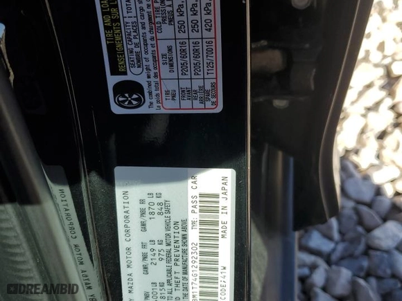 2016 Mazda Mazda3 i Sport with VIN JM1BM1T74G1292302, listed as a Copart auction lot 72926794 with 127,317 mi miles and Salvage Title. Bid and sale history available at carsss.com. Image 12.
