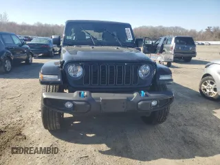 2024 Jeep Wrangler Willys с VIN 1C4RJXN62RW133671, выставлен на аукционе Copart как лот 52502545 с пробегом Не указан миль и Списание • Salvage title. История ставок и продаж доступна на DreamBid. Изображение 5.
