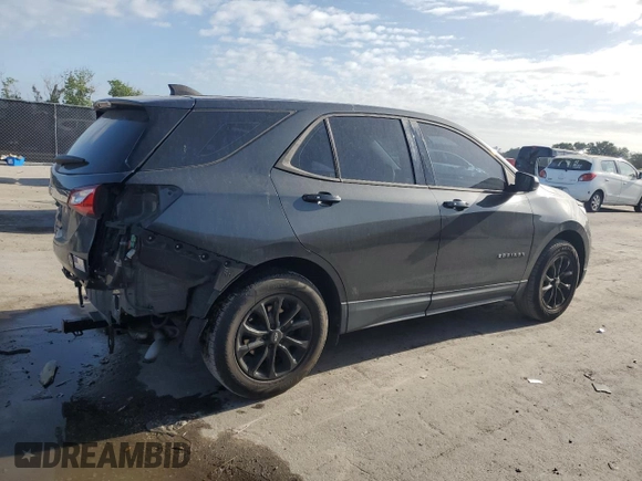 2018 Chevrolet Equinox LS with VIN 2GNAXHEV5J6138832, listed as a Copart auction lot 52381155 with 123,408 mi miles and Salvage Title. Bid and sale history available at DreamBid. Image 3.