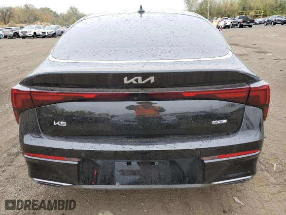 2025 Kia K5 GT-Line with VIN KNAG64J78S5269303, listed as a Copart auction lot 74175434 with 13,700 mi miles and Salvage Title. Bid and sale history available at carsss.com. Image 6.