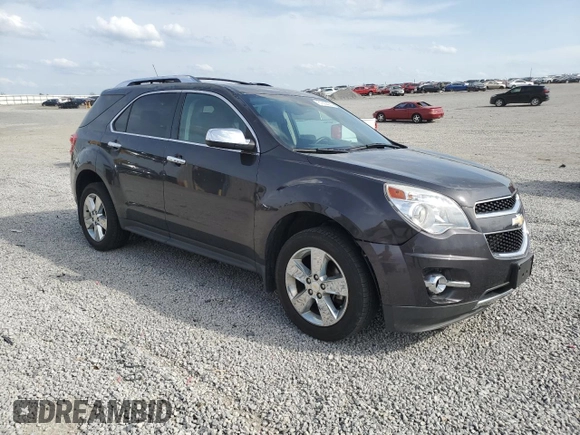 2013 Chevrolet Equinox LTZ with VIN 2GNFLGEK2D6126370, listed as a Copart auction lot 51602235 with 76,682 mi miles and Salvage Title. Bid and sale history available at DreamBid. Image 4.