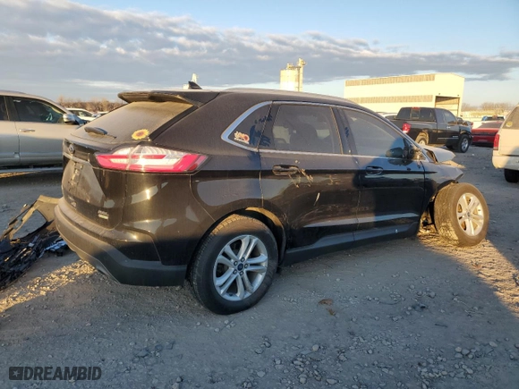 2019 Ford Edge SEL with VIN 2FMPK3J99KBC73121, listed as a Copart auction lot 84672444 with 0 mi miles and Salvage Title. Bid and sale history available at carsss.com. Image 3.