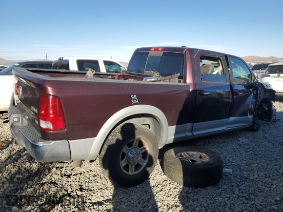 2012 Ram 2500 Laramie with VIN 3C6UD5FLXCG281400, listed as a Copart auction lot 87224734 with 110,346 mi miles and Salvage Title. Bid and sale history available at carsss.com. Image 3.