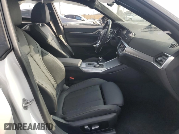 2023 BMW 4 Series 430i with VIN WBA63AV04PFP55575, listed as a Copart auction lot 83622774 with 18,167 mi miles and Salvage title. Bid and sale history available at DreamBid. Image 7.