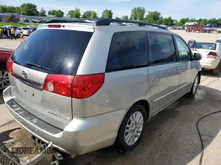 2008 Toyota Sienna XLE with VIN 5TDZK22CX8S179595, listed as a Copart auction lot 55465044 with 142,204 mi miles and Salvage Title. Bid and sale history available at carsss.com. Image 3.