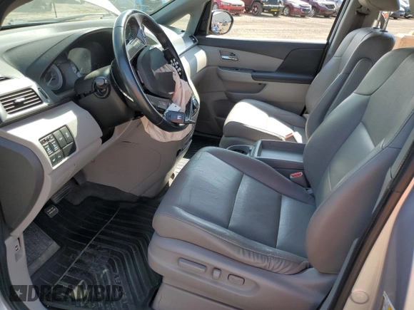 2014 Honda Odyssey Touring with VIN 5FNRL5H91EB502555, listed as a Copart auction lot 61872285 with 203,448 mi miles and Salvage title. Bid and sale history available at DreamBid. Image 7.