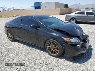 2012 Honda Civic Si with VIN 2HGFG4A58CH702723, listed as a Copart auction lot 57642215 with 99,385 mi miles and Salvage title. Bid and sale history available at DreamBid. Image 4.