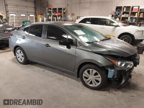 2020 Nissan Versa S with VIN 3N1CN8DV8LL912372, listed as a IAAI auction lot 41823492 with 67,091 mi miles. Bid and sale history available at carsss.com. Image 1.