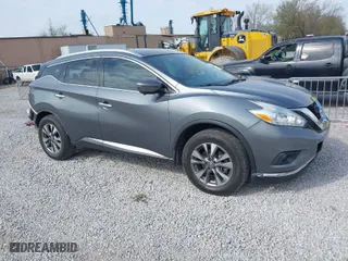 2017 Nissan Murano SV with VIN 5N1AZ2MG4HN137420, listed as a IAAI auction lot 41933199 with 65,025 mi miles. Bid and sale history available at carsss.com. Image 1.