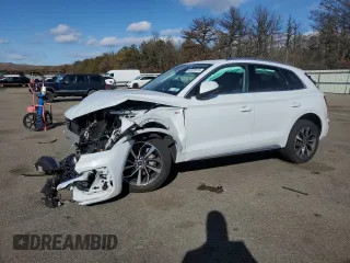 2023 Audi Q5 S line Premium Plus with VIN WA1EAAFY7P2002410, listed as a Copart auction lot 44522615 with 18,176 mi miles and Salvage Title. Bid and sale history available at carsss.com. Image 1.