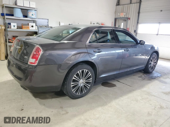 2014 Chrysler 300 with VIN 2C3CCAGG5EH201669, listed as a Copart auction lot 50018625 with 110,650 mi miles and Salvage Title. Bid and sale history available at carsss.com. Image 3.