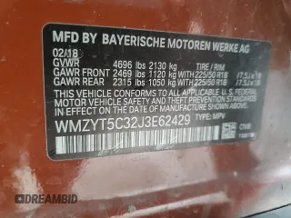 2018 MINI Countryman Cooper S z VIN WMZYT5C32J3E62429, wystawiony jako Copart lot #46592445 z przebiegiem 71 676 mil mil oraz Szkoda całkowita • Salvage title. Historia ofert i sprzedaży dostępna na DreamBid. Obrazek 15.