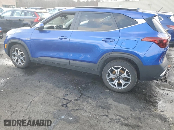 2021 Kia Seltos EX with VIN KNDERCAA1M7184575, listed as a Copart auction lot 46624955 with 37,404 mi miles and Salvage Title. Bid and sale history available at carsss.com. Image 2.