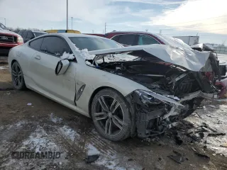 2022 BMW 8 Series 840i with VIN WBAAE2C02NCH19883, listed as a Copart auction lot 45468945 with 0 mi miles and Clean Title. Bid and sale history available at carsss.com. Image 4.
