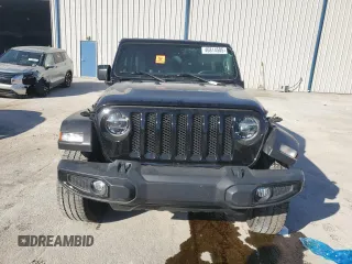 2021 Jeep Wrangler Unlimited Willys with VIN 1C4HJXDM8MW530712, listed as a Copart auction lot 54873175 with 54,598 mi miles and Salvage Title. Bid and sale history available at DreamBid. Image 5.