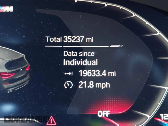 2021 BMW X3 M z VIN 5YMTS0C06M9F45134, wystawiony jako IAAI lot #41867376 z przebiegiem 35 237 mil mil oraz . Historia ofert i sprzedaży dostępna na DreamBid. Obrazek 15.