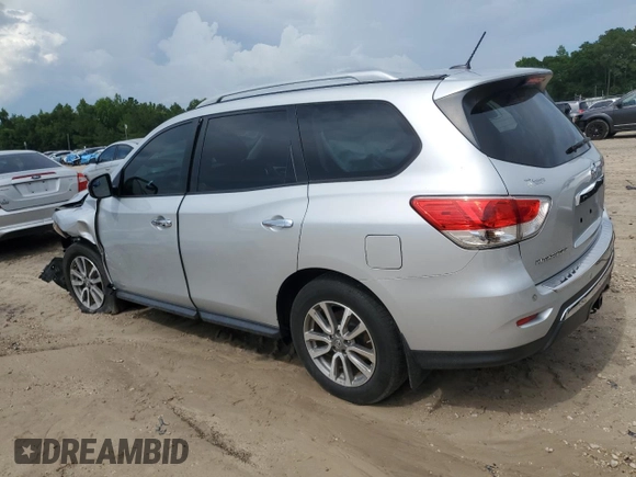 2015 Nissan Pathfinder SV with VIN 5N1AR2MN4FC648844, listed as a Copart auction lot 59696965 with 118,238 mi miles and Salvage title. Bid and sale history available at DreamBid. Image 2.