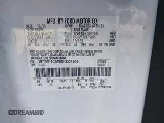 2013 Ford F-150 XL с VIN 1FTMF1CM9DKG51464, выставлен на аукционе IAAI как лот 41975337 с пробегом 344 078 миль миль и . История ставок и продаж доступна на DreamBid. Изображение 9.