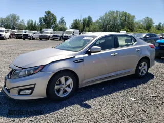 2015 Kia Optima LX with VIN KNAGM4A75F5537767, listed as a Copart auction lot 61660814 with Not Provided miles and Salvage Title. Bid and sale history available at DreamBid. Image 1.