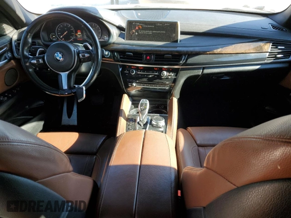 2015 BMW X6 xDrive35i with VIN 5UXKU2C50F0N77795, listed as a Copart auction lot 74575693 with 84,536 mi miles. Bid and sale history available at carsss.com. Image 8.