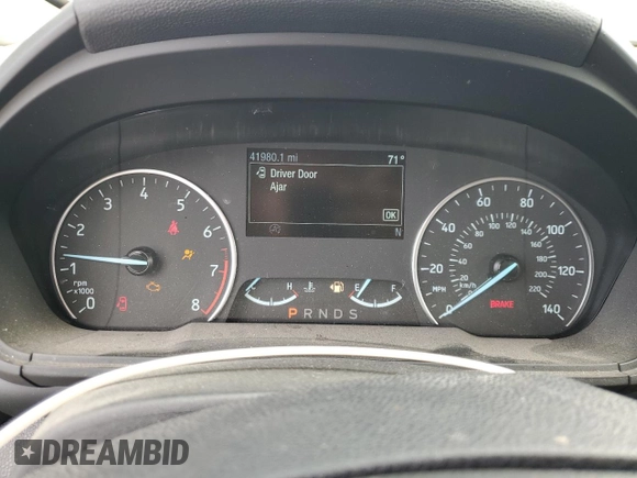 2021 Ford EcoSport SE with VIN MAJ3S2GE2MC449422, listed as a Copart auction lot 54005365 with 41,980 mi miles and Salvage Title. Bid and sale history available at DreamBid. Image 9.