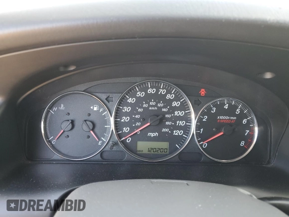 2006 Mazda MPV LX with VIN JM3LW28A660559606, listed as a Copart auction lot 71081614 with 120,200 mi miles and Salvage Title. Bid and sale history available at carsss.com. Image 9.