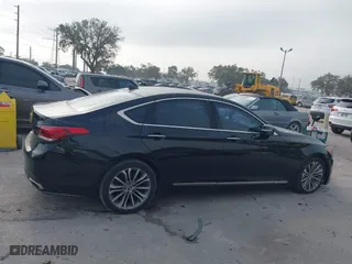 2016 Hyundai Genesis 3.8L with VIN KMHGN4JE7GU129448, listed as a IAAI auction lot 41456030 with 213,893 mi miles. Bid and sale history available at carsss.com. Image 13.