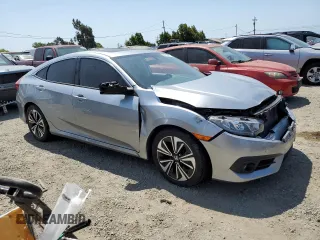 2017 Honda Civic EX-L z VIN 19XFC1F7XHE207946, wystawiony jako Copart lot #58730425 z przebiegiem 58 564 mil mil oraz Szkoda całkowita • Salvage title. Historia ofert i sprzedaży dostępna na DreamBid. Obrazek 4.