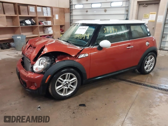 2011 MINI Hardtop S with VIN WMWSV3C52BTY13177, listed as a IAAI auction lot 41859894 with 92,168 mi miles and . Bid and sale history available at DreamBid. Image 18.