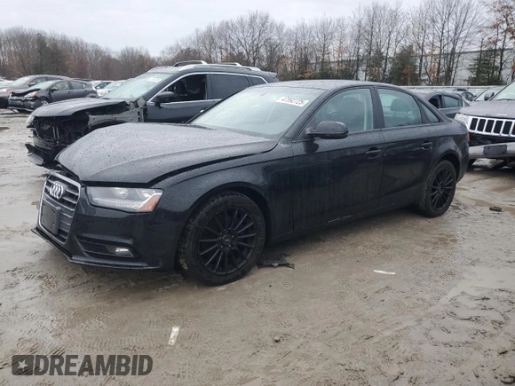 2013 Audi A4 Premium z VIN WAUDFAFL5DA157897, wystawiony jako Copart lot #47592725 z przebiegiem 95 773 mil mil oraz Czysty tytuł • Clean title. Historia ofert i sprzedaży dostępna na DreamBid. Obrazek 1.