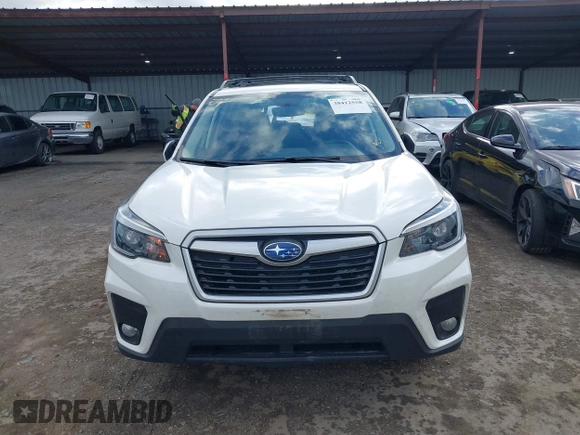2021 Subaru Forester Premium with VIN JF2SKAJC8MH510932, listed as a IAAI auction lot 38412558 with 57,763 mi miles and . Bid and sale history available at DreamBid. Image 12.