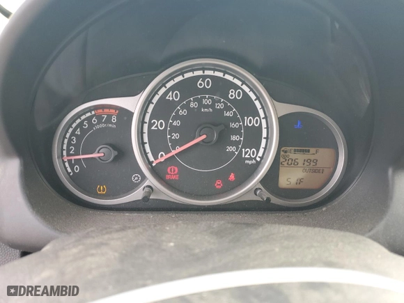 2011 Mazda Mazda2 Touring with VIN JM1DE1HZ8B0110597, listed as a Copart auction lot 47267105 with 206,199 mi miles and Salvage Title. Bid and sale history available at carsss.com. Image 9.
