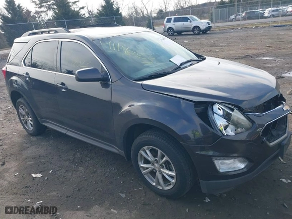 2016 Chevrolet Equinox LT with VIN 2GNFLFE38G6240168, listed as a IAAI auction lot 41148023 with 146,740 mi miles. Bid and sale history available at carsss.com. Image 1.