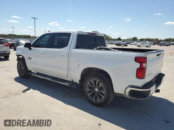 2023 Chevrolet Silverado 1500 LT with VIN 1GCUDDE87PZ144386, listed as a Copart auction lot 67100634 with 87,636 mi miles and Salvage Title. Bid and sale history available at carsss.com. Image 2.