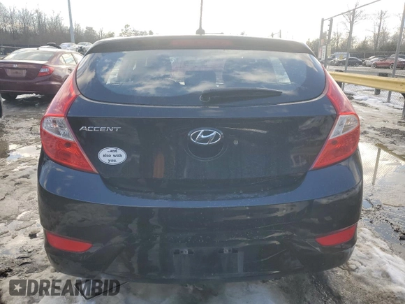 2014 Hyundai Accent GS with VIN KMHCT5AE8EU165981, listed as a Copart auction lot 88090345 with 160,648 mi miles and Salvage title. Bid and sale history available at DreamBid. Image 6.