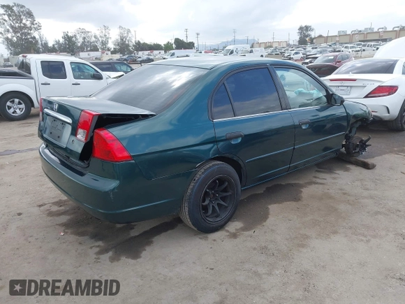 2001 Honda Civic LX with VIN JHMES16571S002955, listed as a IAAI auction lot 42128296 with 223,009 mi miles and . Bid and sale history available at DreamBid. Image 4.