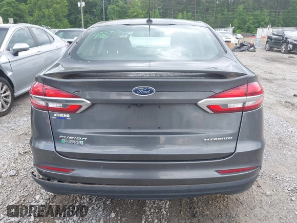 2019 Ford Fusion Titanium with VIN 3FA6P0SU9KR126985, listed as a IAAI auction lot 42255509 with 138,779 mi miles and . Bid and sale history available at DreamBid. Image 16.