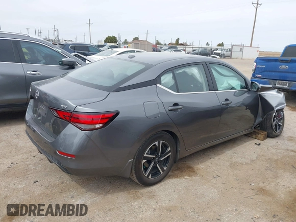 2024 Nissan Sentra SV with VIN 3N1AB8CV5RY324166, listed as a IAAI auction lot 41794059 with 11,465 mi miles and . Bid and sale history available at DreamBid. Image 4.